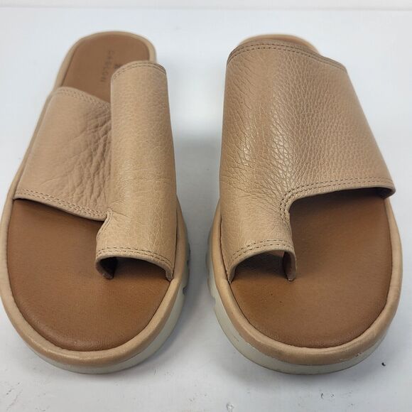 Caslon Farley Beige Toe Loop Sandals Slip on Size 6.5 - Picture 7 of 12